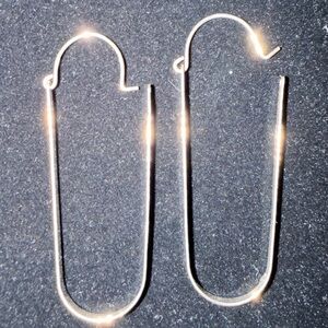 Elegant Silver Hoop Earrings